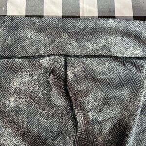 lululemon athletica Black and White Patterned Leggings